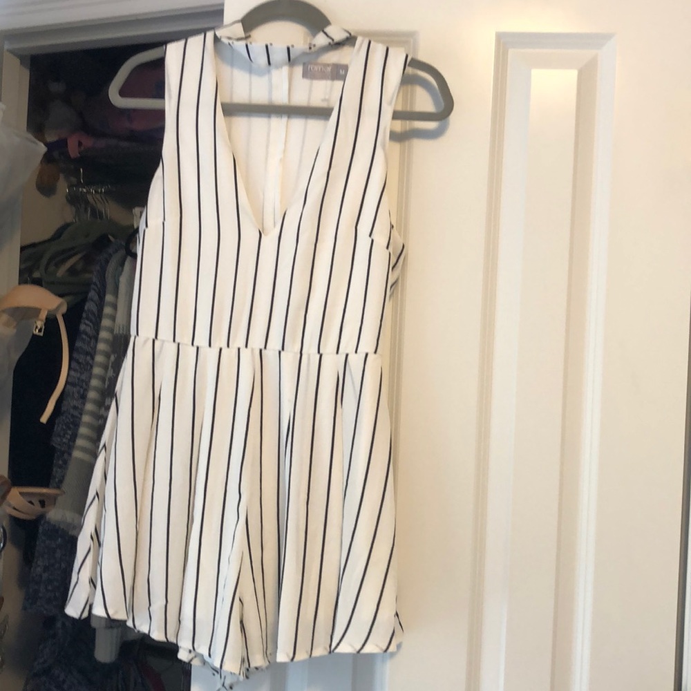 Black and white romper from LF